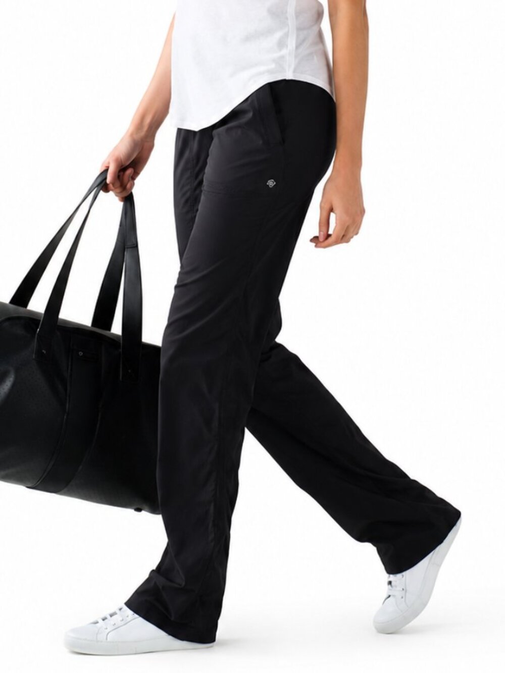 LULULEMON Dance Studio III 31" Pants Black Sz 2 Unlined Lightweight Yoga Casual